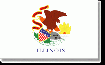 ILLINOIS STATE FLAG