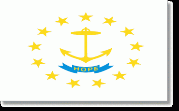 RHODE ISLAND STATE FLAG